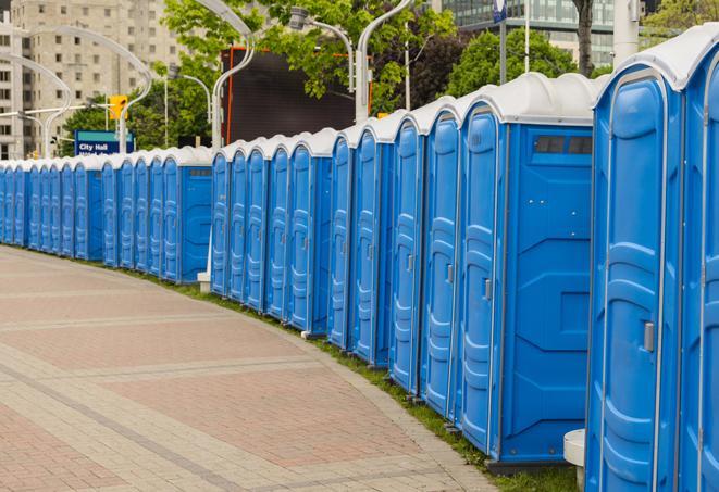 portable restrooms for weddings featuring modern amenities and classy design in Lancaster